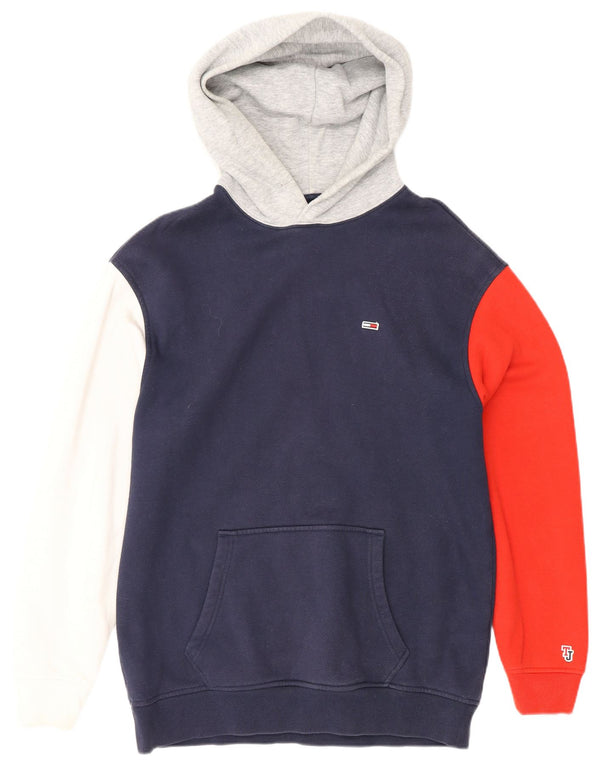 Tommy Hilfiger Sudadera con Capucha para Hombre Jersey Small Multicolor Colorblock Algodón