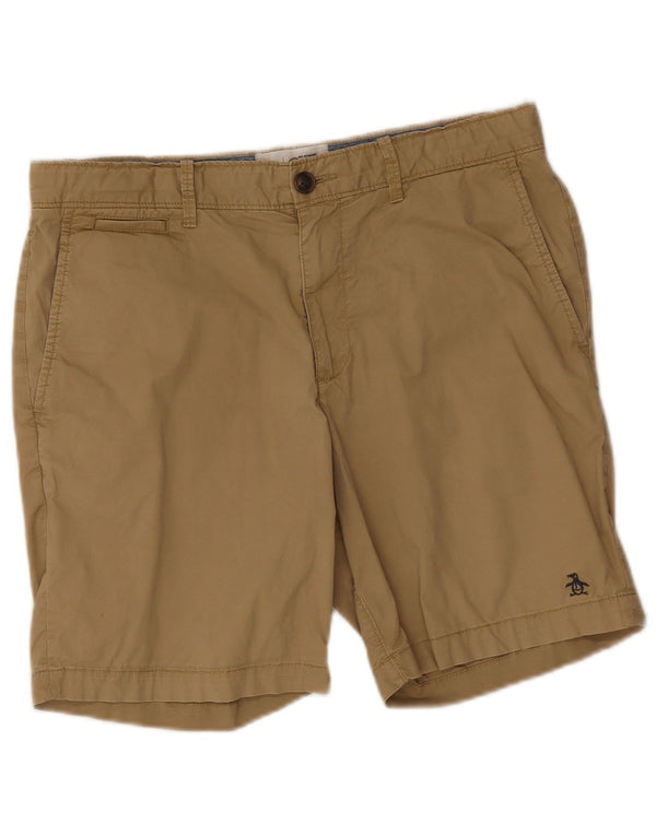 Pantalones cortos chinos Penguin para hombre EU 48 Medium W32 Algodón beige