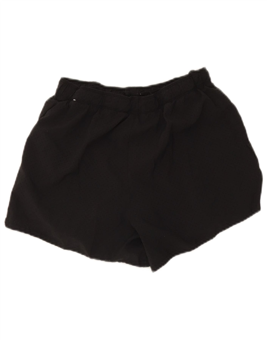 Nike Pantalones cortos deportivos Dri Fit para mujer UK 8 Small Poliéster negro