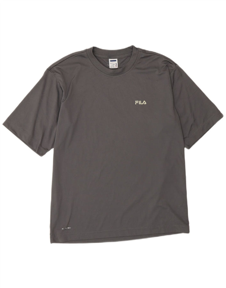 Fila Camiseta Hombre Top Small Gris Poliéster