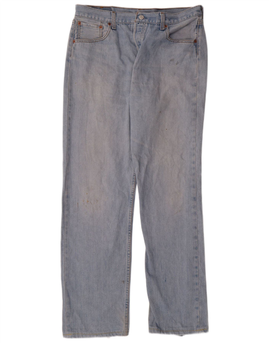 LEVI'S Jeans rectos 501 para hombre W36 L31 Algodón azul