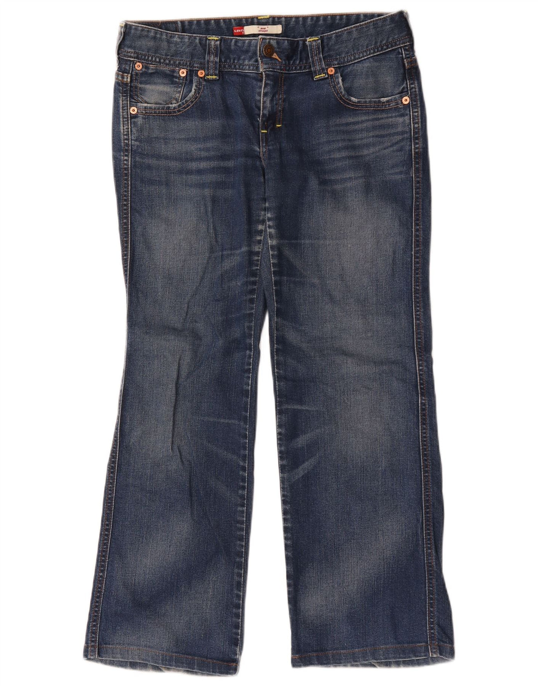 Levi's Mujer Vaqueros Rectos Eve W34 L27 Azul