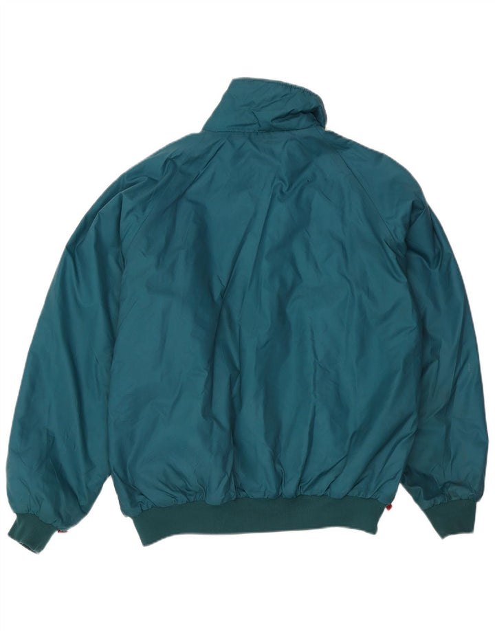 Columbia Chaqueta Bomber Reversible para Hombre Reino Unido 40 Grande Verde