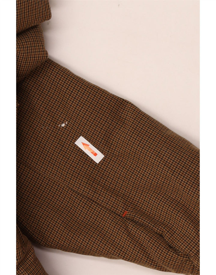 Parka con capucha para mujer Invicta UK 6 XS Marrón Houndstooth Poliamida
