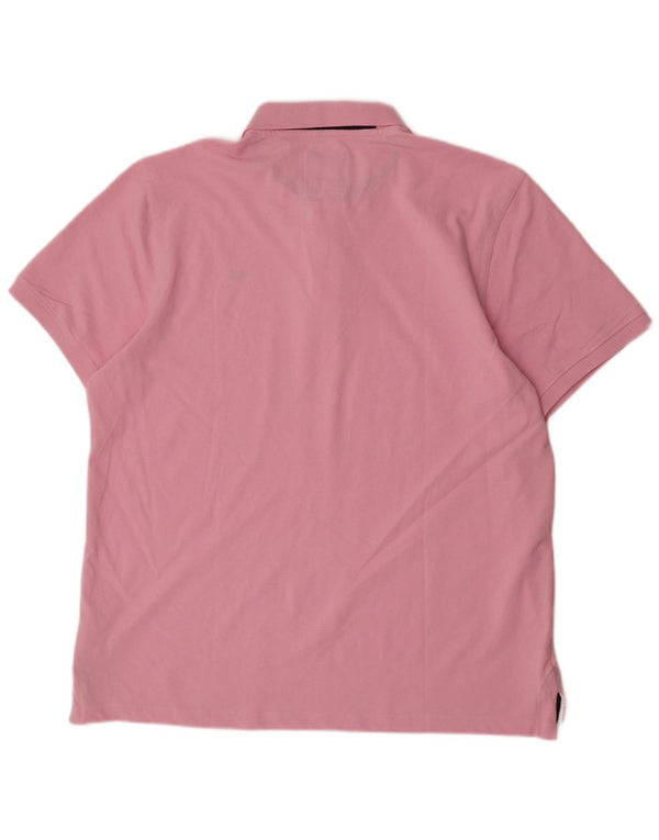 Crew Clothing Polo para hombre 2XL Algodón rosa