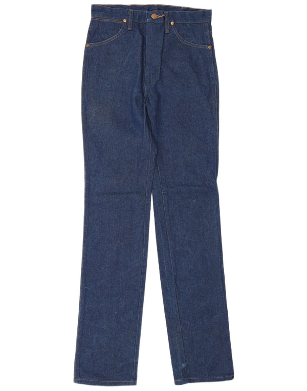 Vaqueros Wrangler Mujer Rectos W30 L36 Azul Algodón