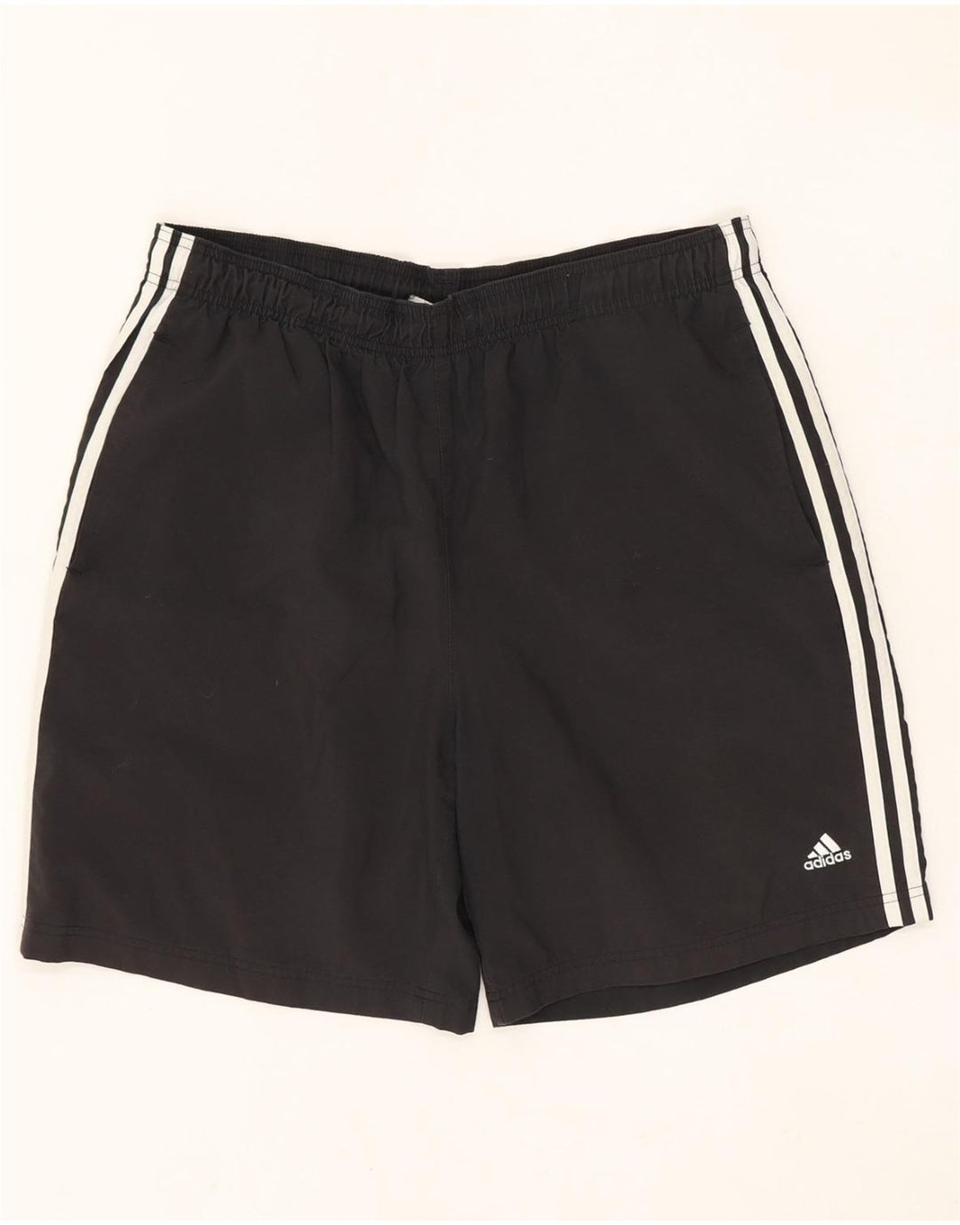 ADIDAS Pantalones cortos deportivos para hombre grande negro