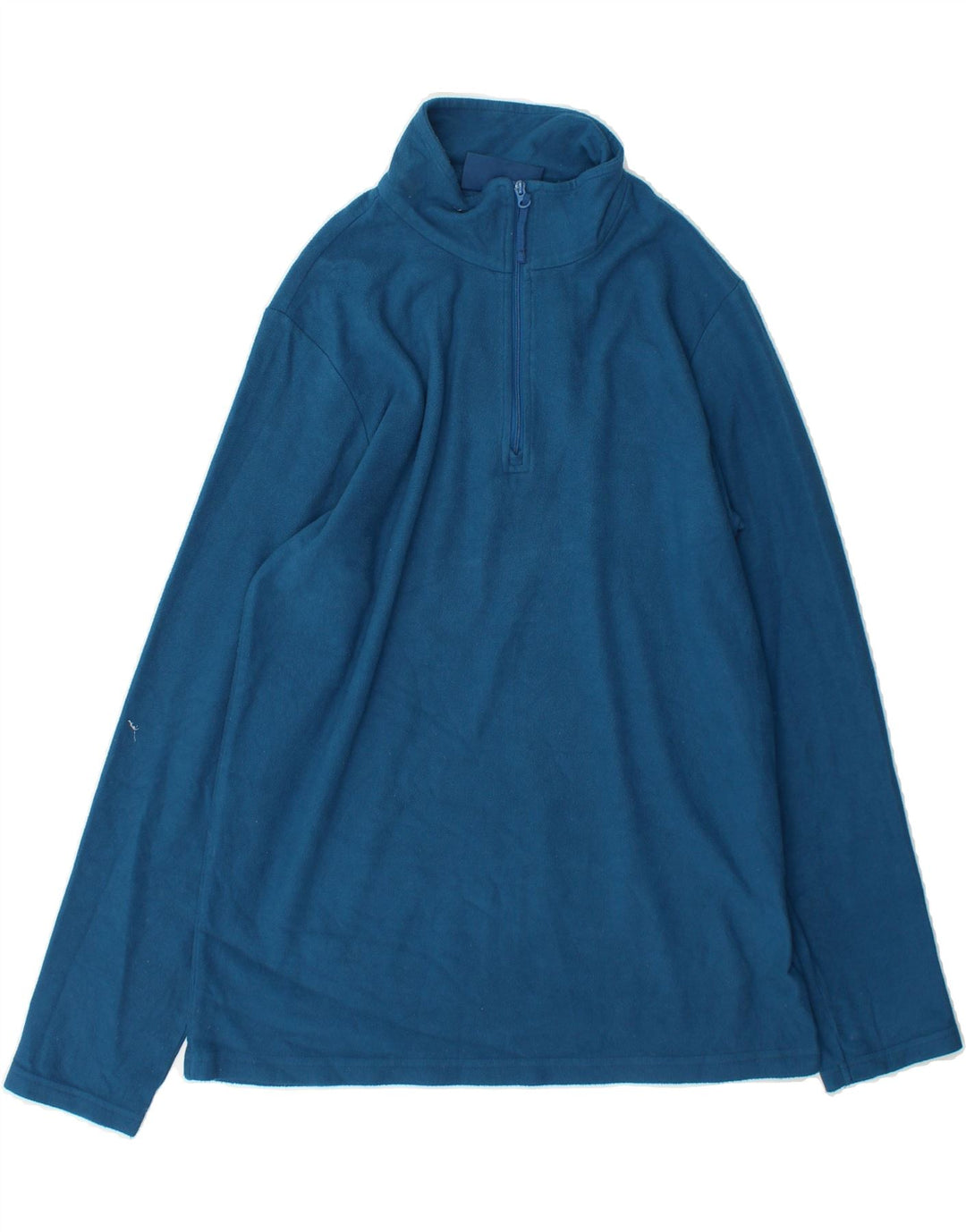 MOUNTAIN WAREHOUSE Mens Zip Neck Fleece Jumper XS Blue Polyester Vintage Mountain Warehouse and Second-Hand Mountain Warehouse from Messina Hembry 