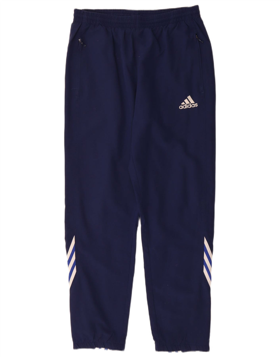 ADIDAS Pantalones de Chándal para Hombre UK 38/40 Medio Azul Marino Poliéster