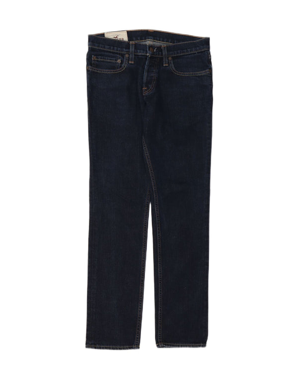 HOLLISTER Vaqueros rectos para hombre W30 L30 Algodón azul marino