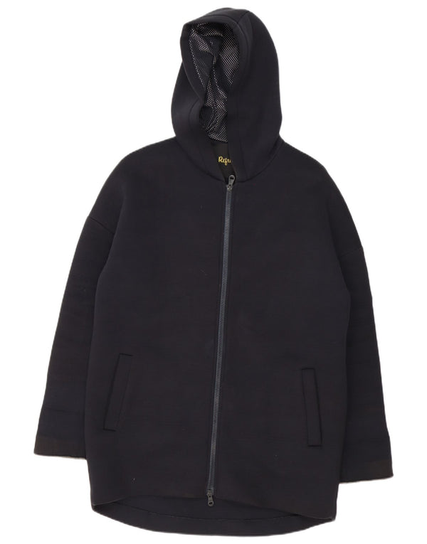 Refrigiwear Abrigo cortavientos con capucha de gran tamaño para mujer UK 6 XS Negro