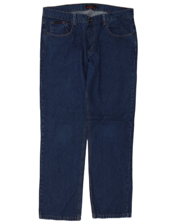 Vaqueros rectos para hombre Pierre Cardin W36 L32 Algodón azul