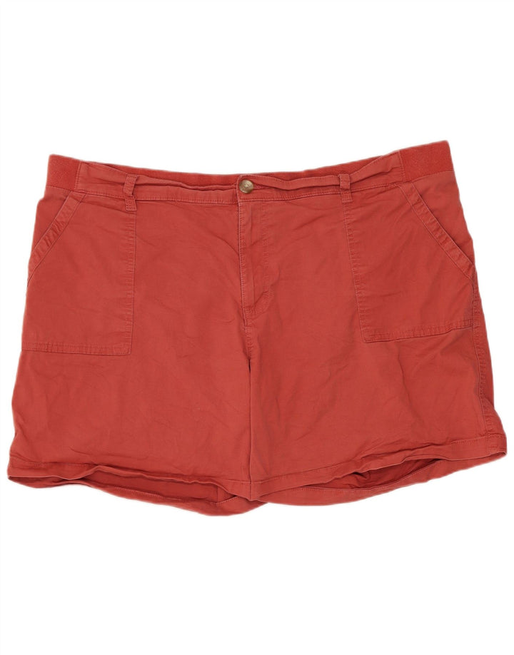 Lee Bermudas de tiro medio para mujer, ajuste regular, US 20 3XL W40, algodón rojo