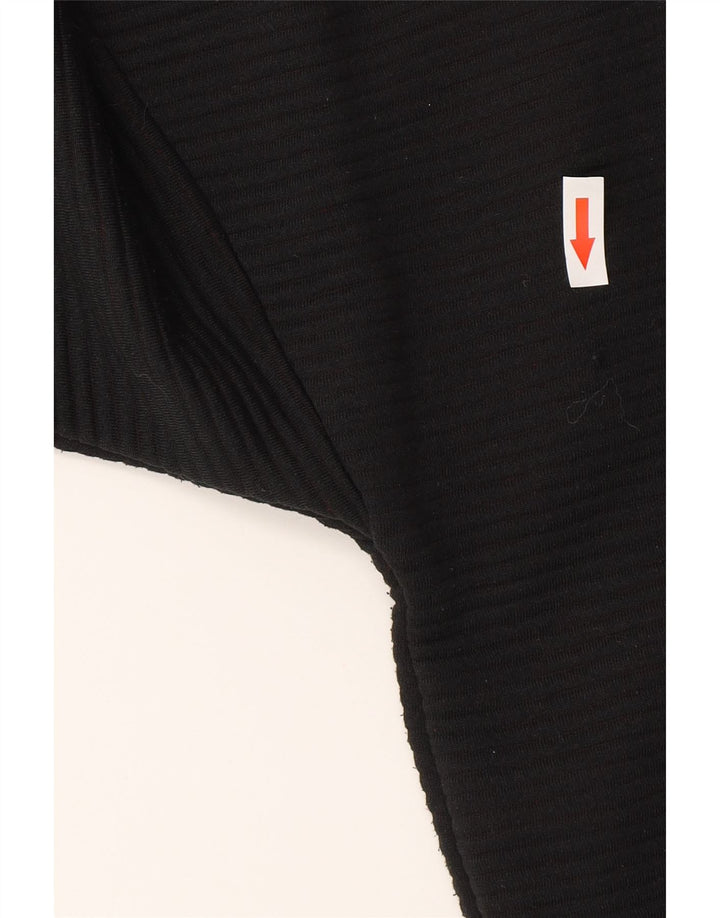 Adidas Sudadera con capucha y cremallera para niños 13-14 años Negro Poliéster
