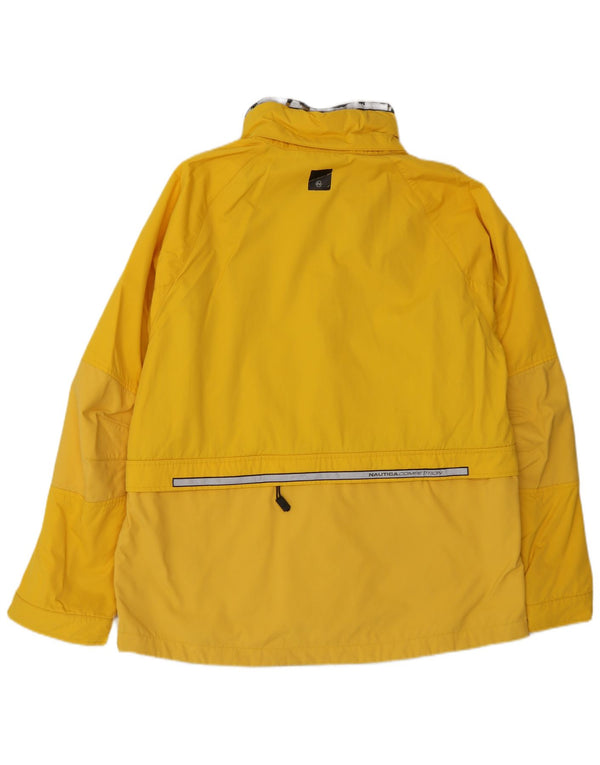 Nautica Chaqueta impermeable para hombre UK 42 XL Nylon amarillo