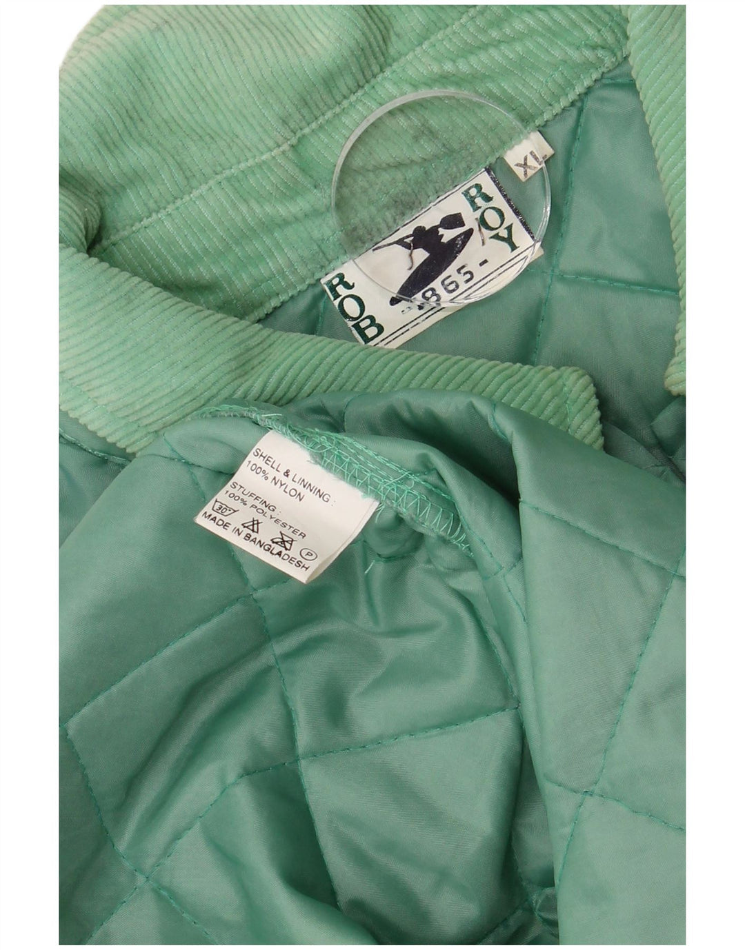 Rob Roy Chaqueta acolchada para hombre UK 42 XL Nylon verde