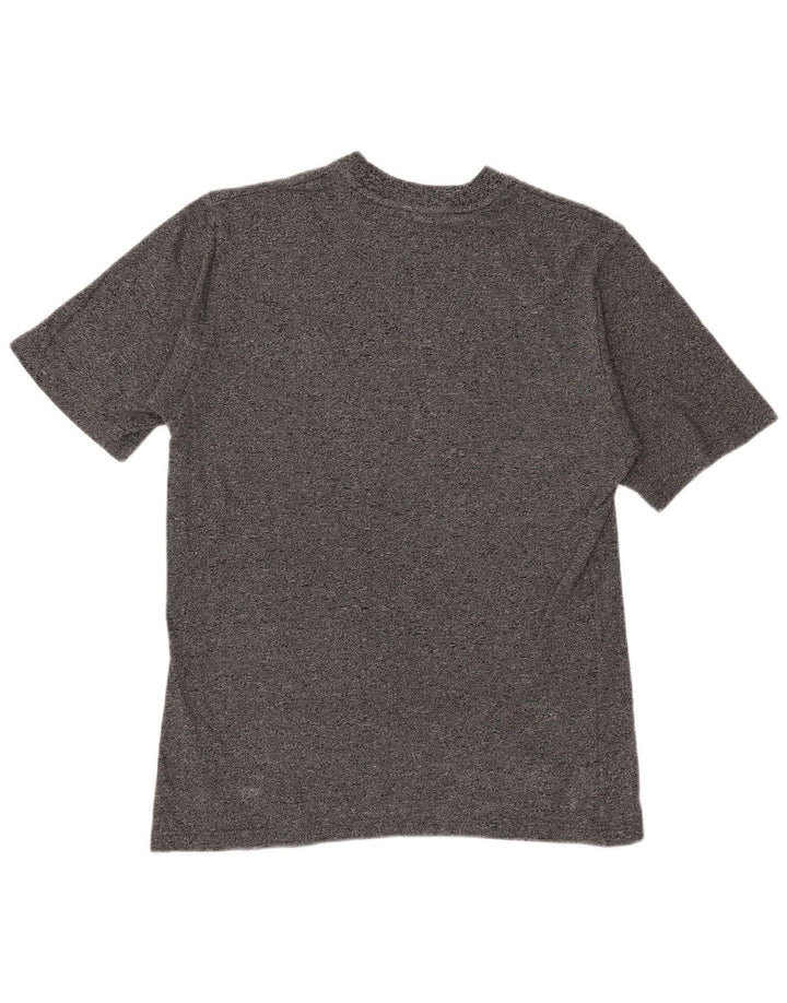 Asics - Camiseta para hombre, talla pequeña, algodón moteado gris