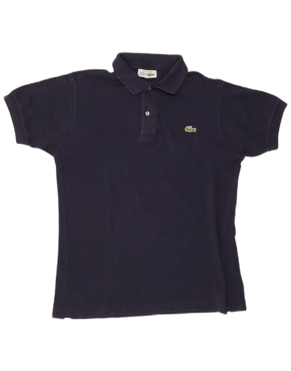 LACOSTE Polo para hombre talla 4 mediano algodón azul marino