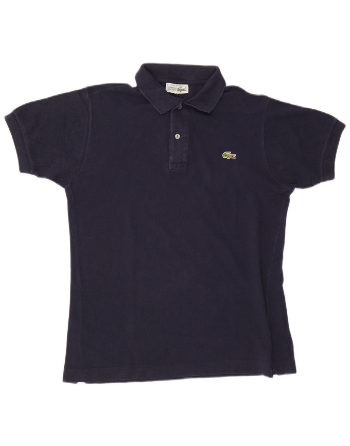 LACOSTE Polo para hombre talla 4 mediano algodón azul marino