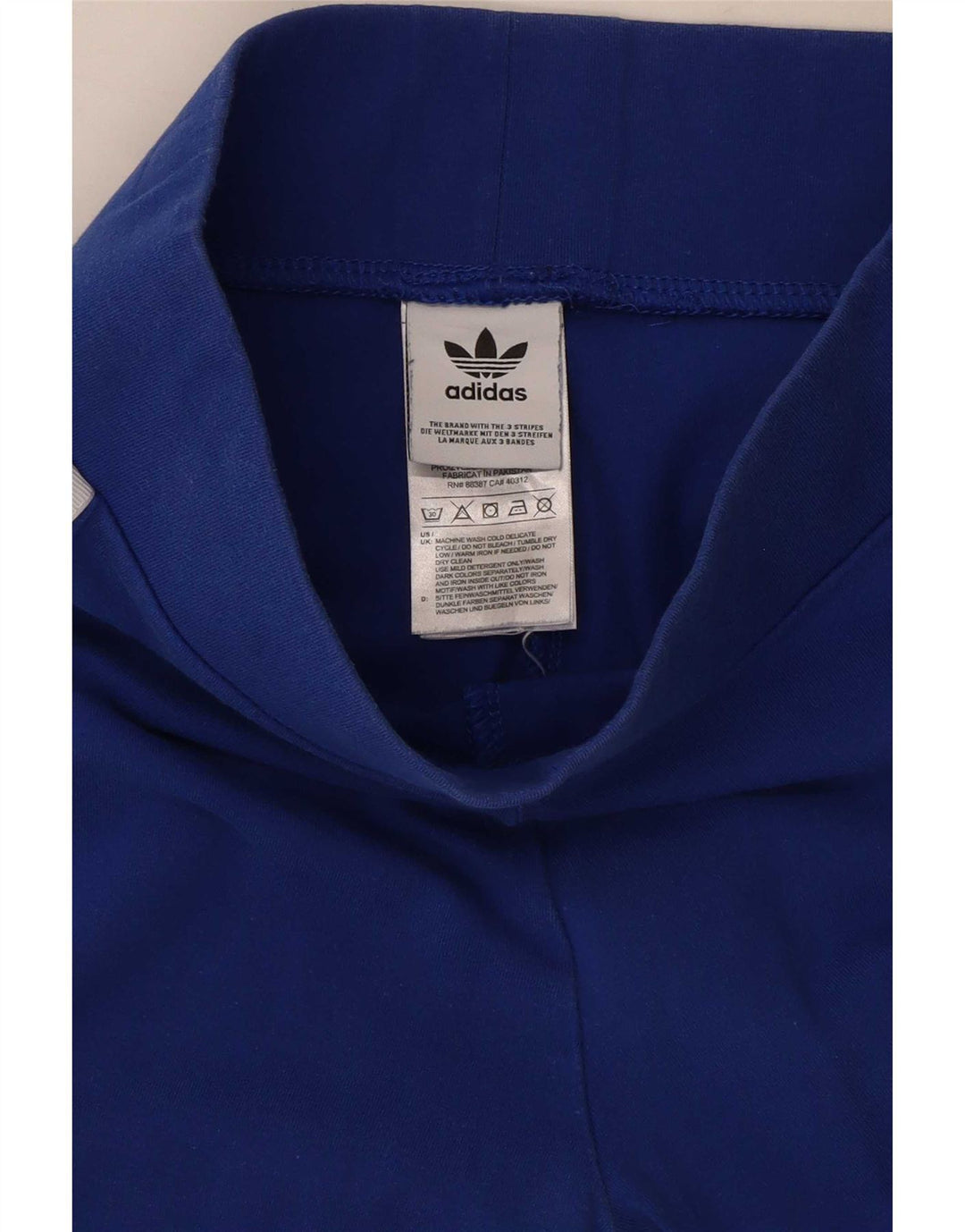 Adidas Leggings para mujer Reino Unido 8 Pequeño Algodón Azul