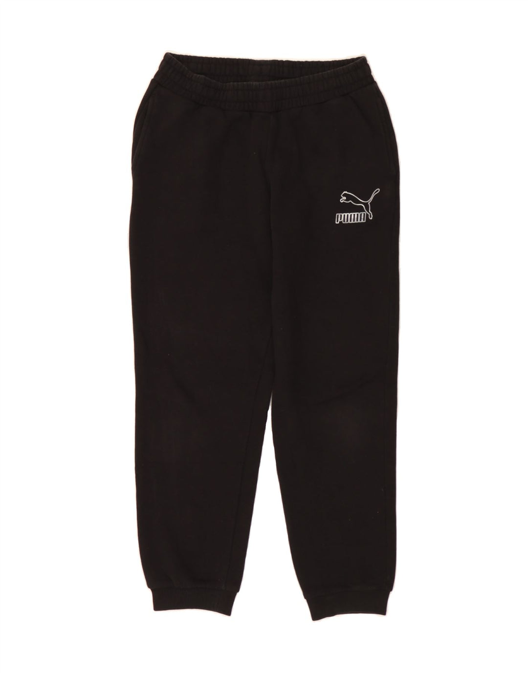 PUMA Mens Tracksuit Trousers Joggers Small Black Vintage Puma and Second-Hand Puma from Messina Hembry 