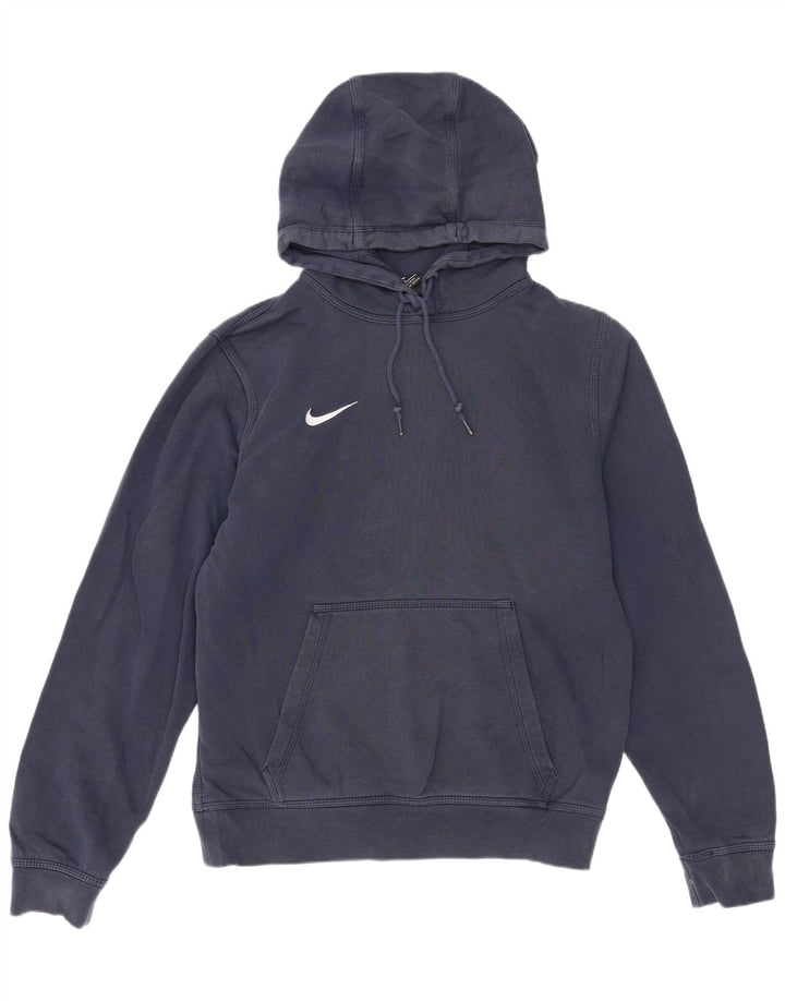 Nike - Sudadera con capucha para hombre, talla pequeña, algodón azul marino
