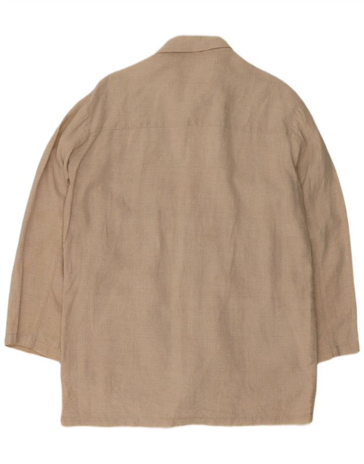 Zara Hombre Abrigo Reino Unido 40 Grande Beige