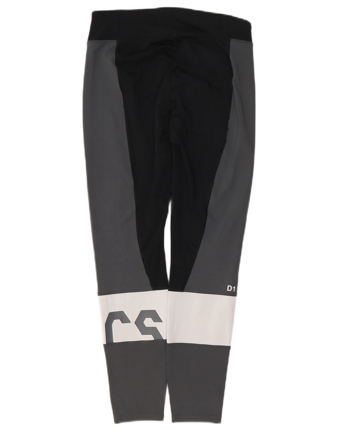 ASICS Leggings gráficos para mujer Reino Unido 10 Pequeño gris Colorblock