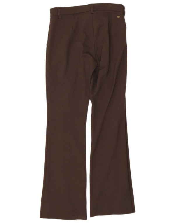 Marella EMME Pantalones Chinos con Corte De Bota para Mujer UK 6 XS W26 L29 Marrón