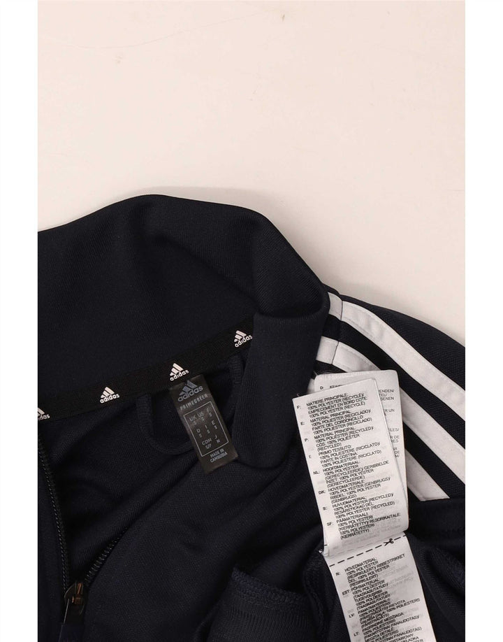 Adidas Hombre Aeroready Chándal Top Chaqueta Pequeña Azul Marino Poliéster