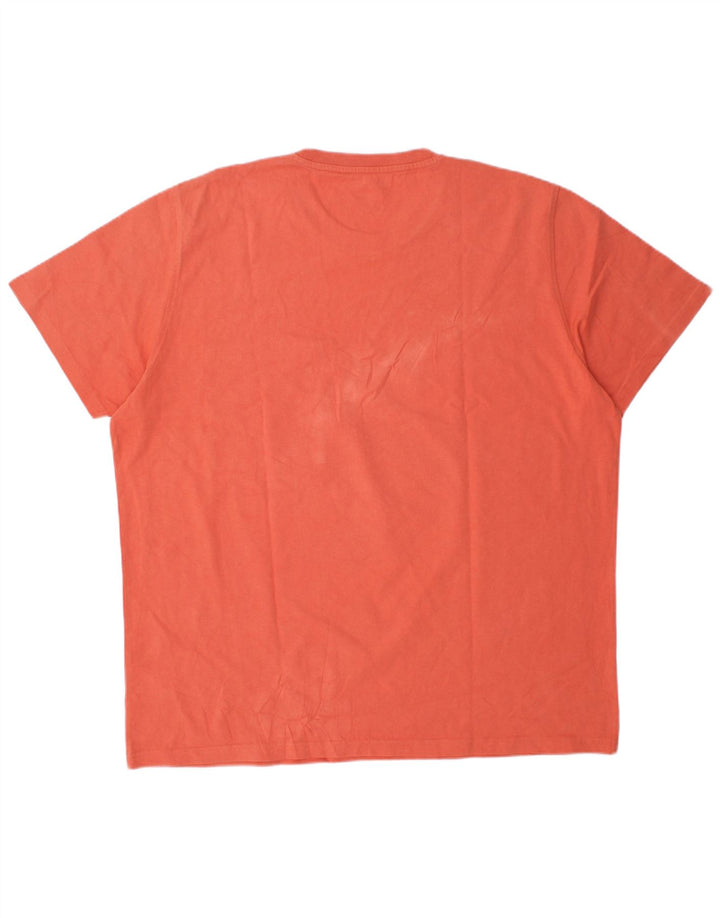 Lee Camiseta Regular Fit para Hombre Top 2XL Algodón Naranja