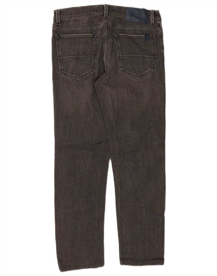 TRUSSARDI Vaqueros rectos para hombre W30 L27 Gris