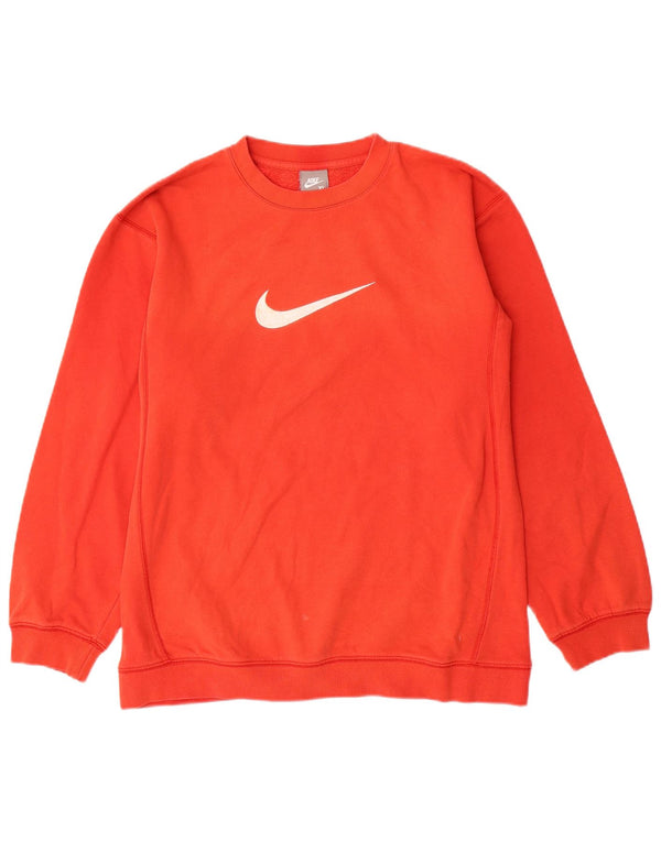 NIKE Sudadera gráfica para niños 13-14 años XL Naranja Algodón