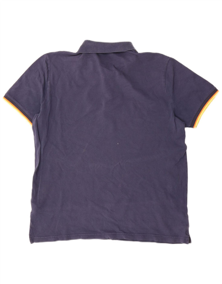 K-Way Polo Hombre 2XL Azul Marino Algodón