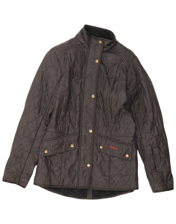 Barbour Chaqueta acolchada para mujer UK 10 Small Black Classic
