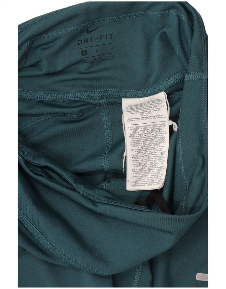 Nike Leggings Dri Fit Graphic para mujer UK 40 Poliéster verde medio