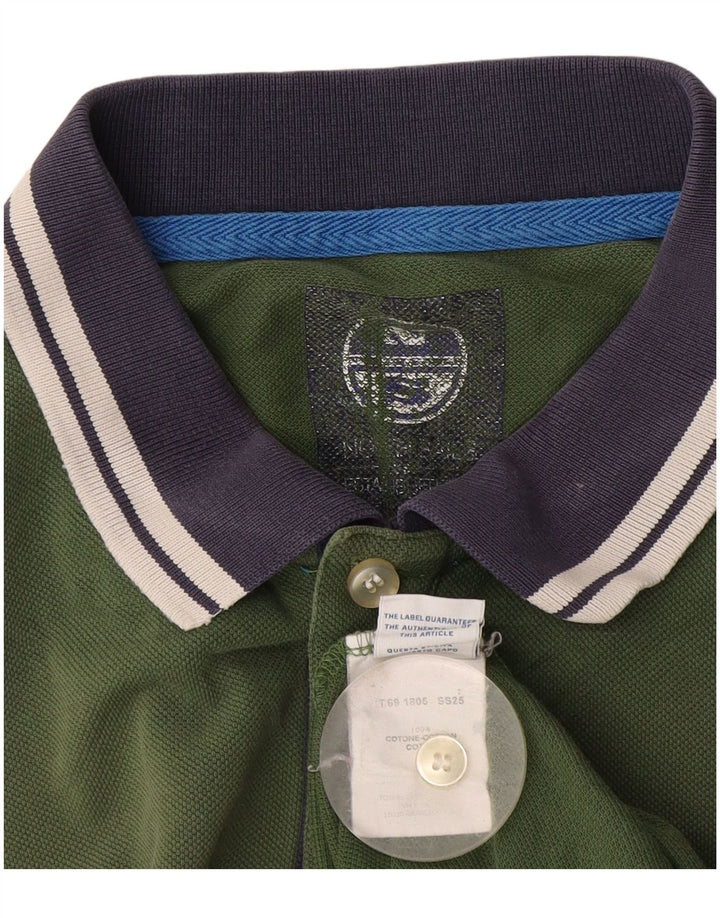 Polo North Sails Hombre XL Algodón Verde