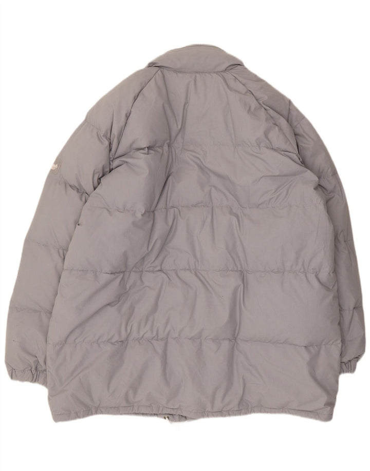 C&A Chaqueta acolchada con capucha para hombre EU 52 XL Poliéster gris