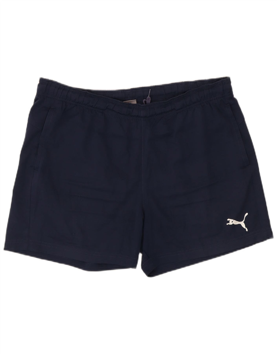 Puma - Pantalones cortos deportivos para hombre, talla grande, azul marino
