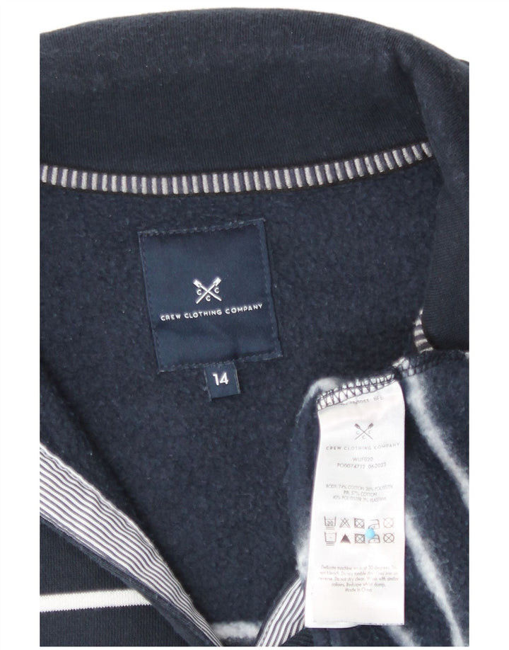 Crew Clothing Sudadera para mujer Jumper UK 14 Medium Azul marino Náutico