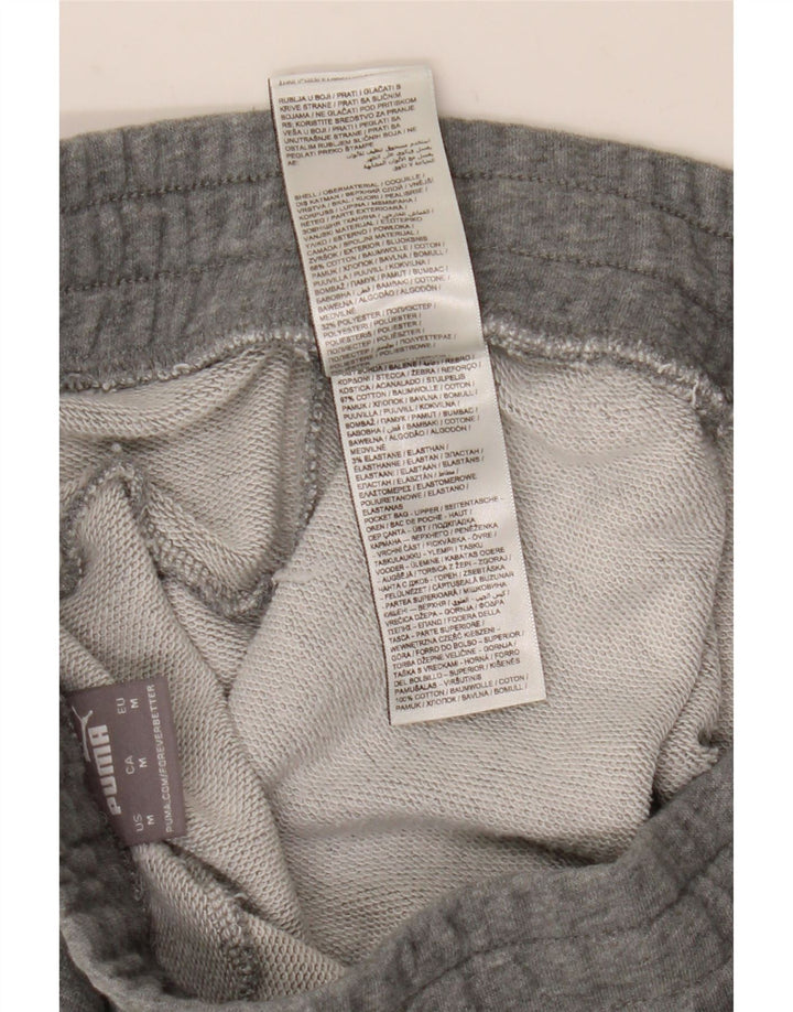 Pantalones De Chándal Puma Joggers De Algodón Moteado Gris Medio |