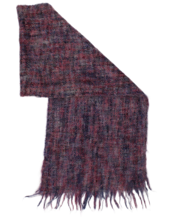 Bufanda rectangular vintage para mujer talla única cheque multicolor