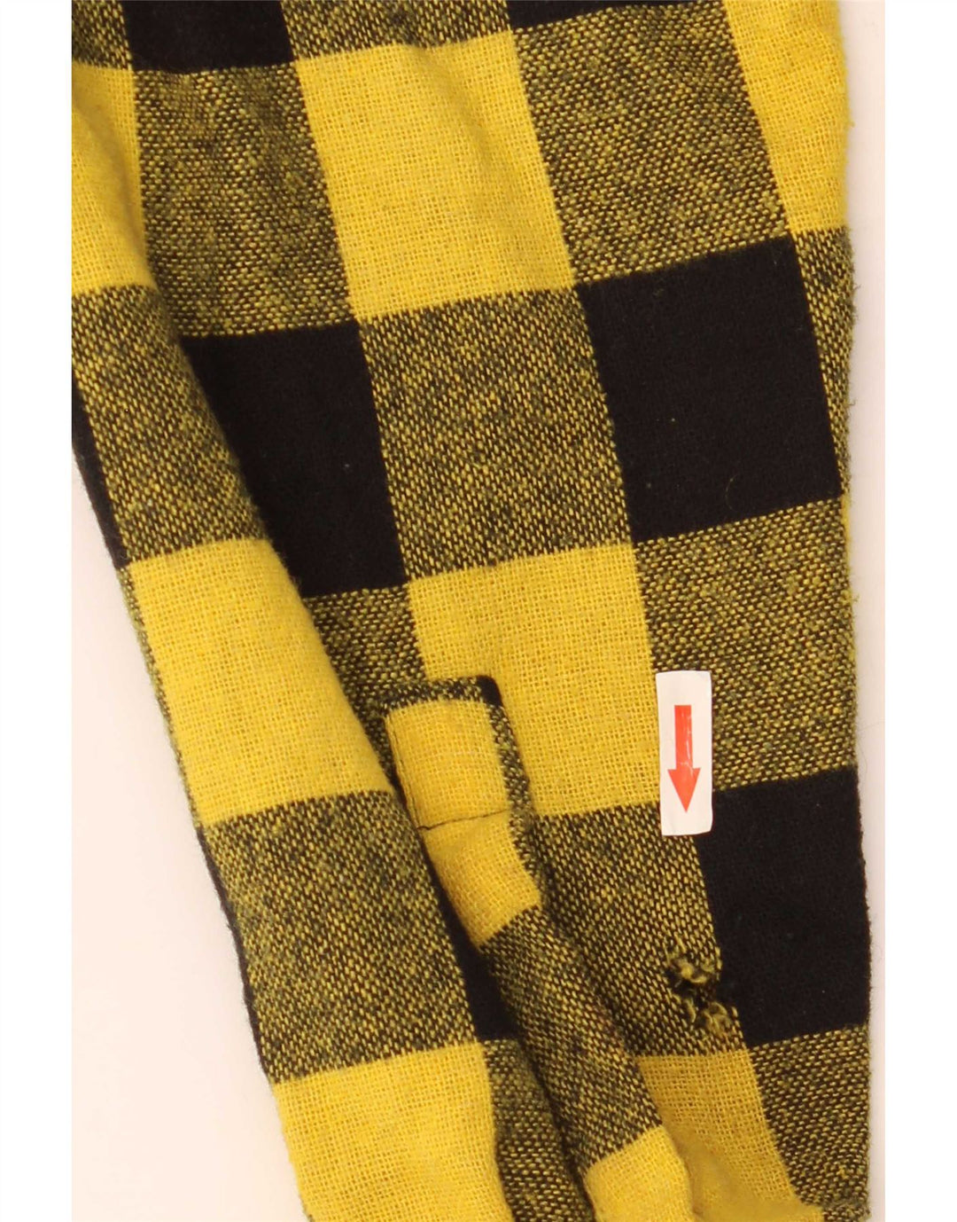 Wanted Camisa Sobrecamisa Para Hombre Acrílico A Cuadros Vichy Amarillo Medio