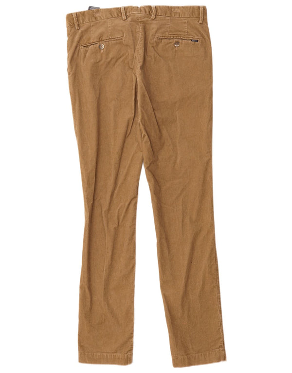 Hackett Pantalones pitillo de pana para hombre W32 L32 Algodón beige