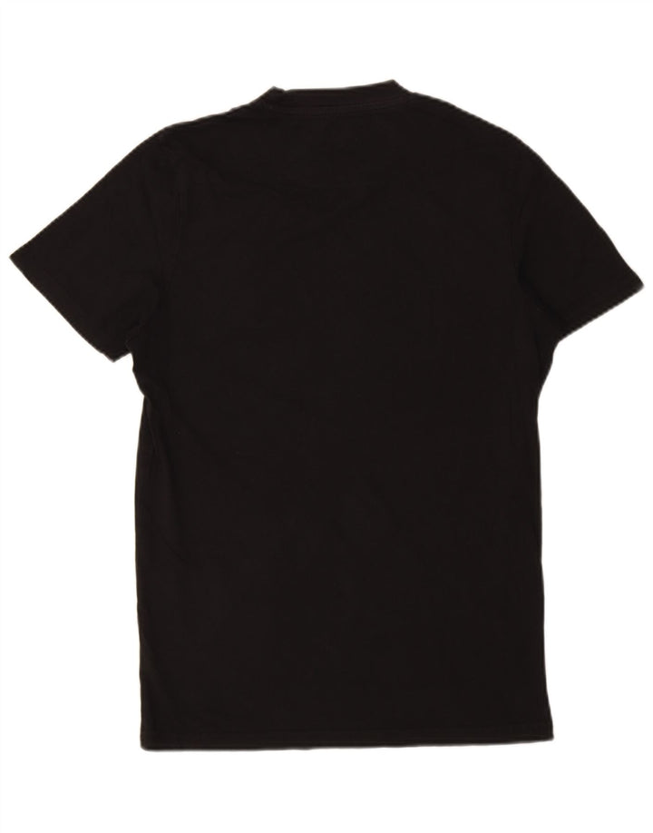 Jack & Jones Hombre Camiseta Top Small Negro Algodón