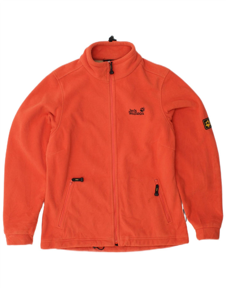 JACK WOLFSKIN Chaqueta polar para mujer UK 10 Small Naranja