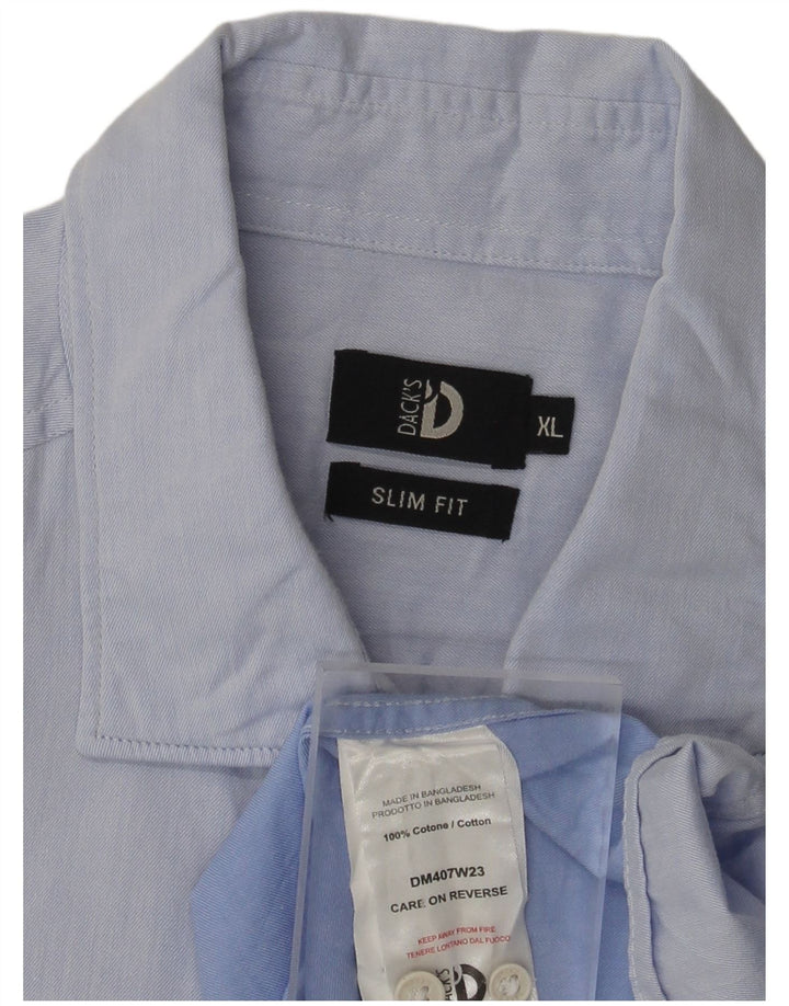 DACK'S Camisa Slim Fit Hombre XL Algodón Azul