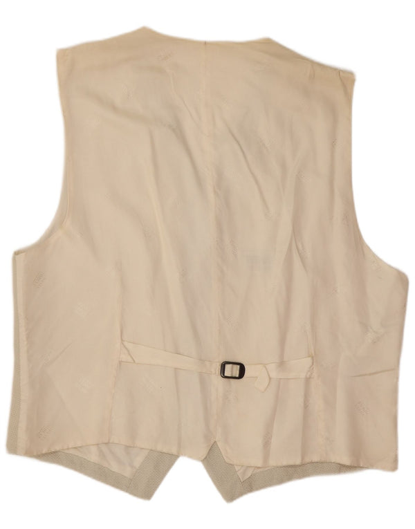 Chaleco vintage para hombre IT 56 2XL seda gris