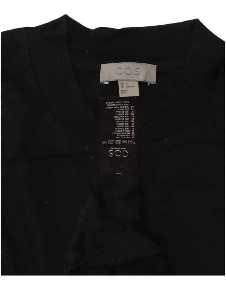 Cos Camiseta para hombre Top Medium Azul Marino Algodón
