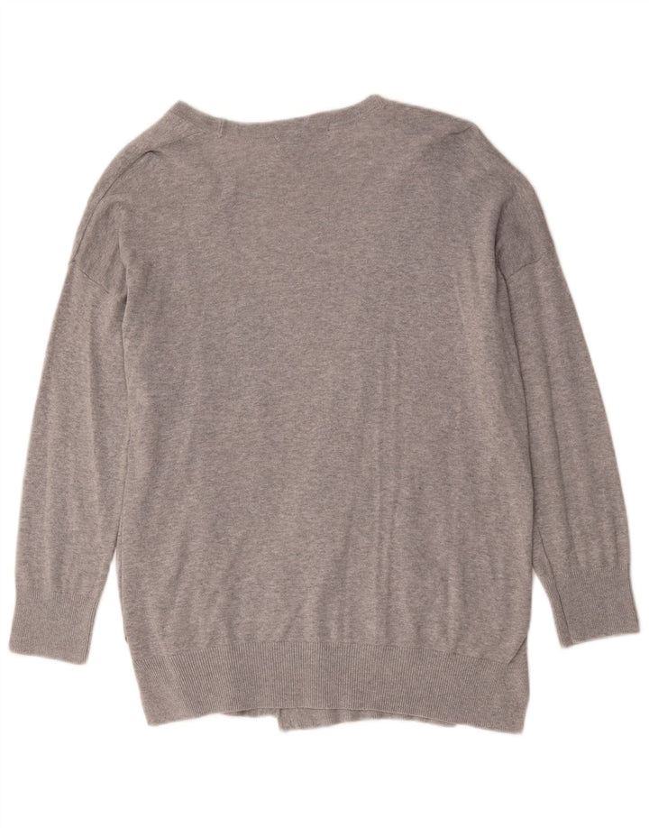 Marks & Spencer - Cárdigan para mujer, talla 40, algodón gris medio